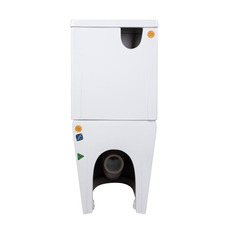 Унітаз підлоговий Qtap Jay Ultra Quiet з сидінням Soft-close 640x360x835 мм QT07222175TW White - 6