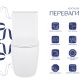 Унитаз-компакт Qtap Robin Ultra Quiet безободочный с сиденьем Soft-close QT13226089AW - 3