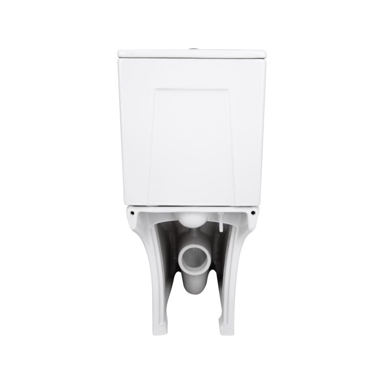 Унитаз напольный Qtap Presto безобідковий з сідінням Soft-close QTPRE27W51022 - 7