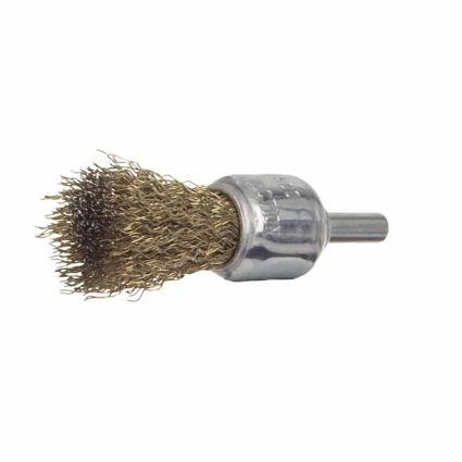 Щітка дротяна конусоподібна Ø17мм хвостовик О6мм (латуньований) Sigma (9017011) - 5