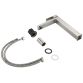 Змішувач для раковини високий Lidz Helix 001FH (k35) LDHEL001FHNKS49179 Nickel - 6