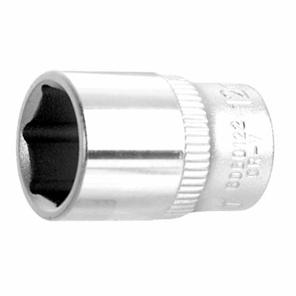 Насадка шестигранна коротка 1/4&amp;quot; 12мм CrV ULTRA (6060122) - 3
