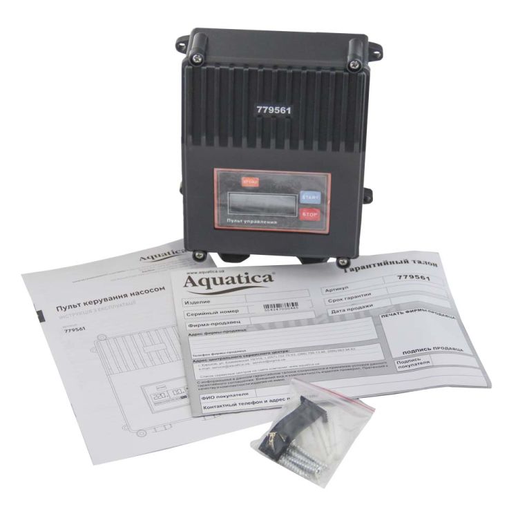 Пульт управління з насосом 220В 0.37-2.2 кВт AQUATICA (779561) - 4