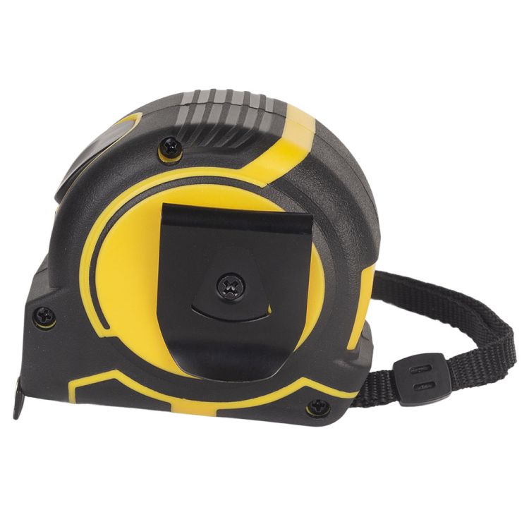 Рулетка магнитная обрезиненная ClickLock нейлоновое покрытие автостоп 5м×25мм SIGMA (3821341) - 4