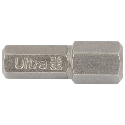 Биты HEX 8×25мм ¼&amp;quot; 8шт S2 (блистер) ULTRA (4015032) - 3