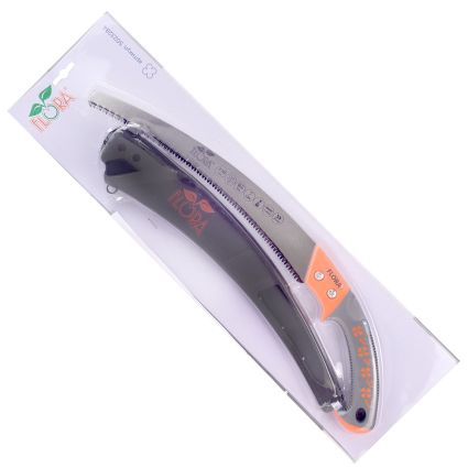 Пила садовая изогнутая 330мм 7TPI с чехлом FLORA (5023284) - 5