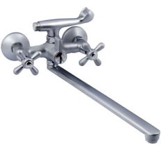 Смеситель для ванны HAIBA Dominox 140 satin