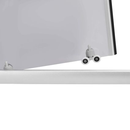 Душова кабіна Lidz Wawel SC90x90.SAT.LOW.DGR, скло темне тоноване 4 мм без піддона - 6