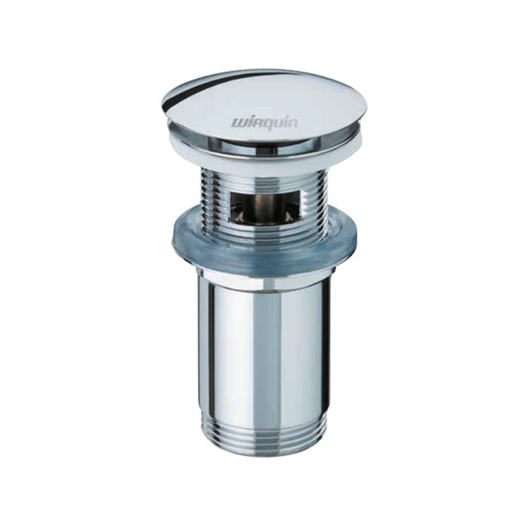 Клапан донный для раковины Click-Clack с переливом 1¼&amp;quot; 100-119мм WIRQUIN (9545500) - 1