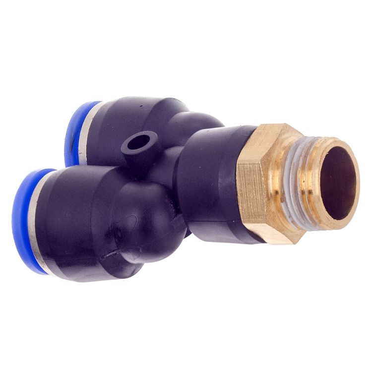 Штуцер цанговий (Y-подібний) Ø12*12*12мм МТ 3/8&amp;quot; Sigma (7027901) - 8