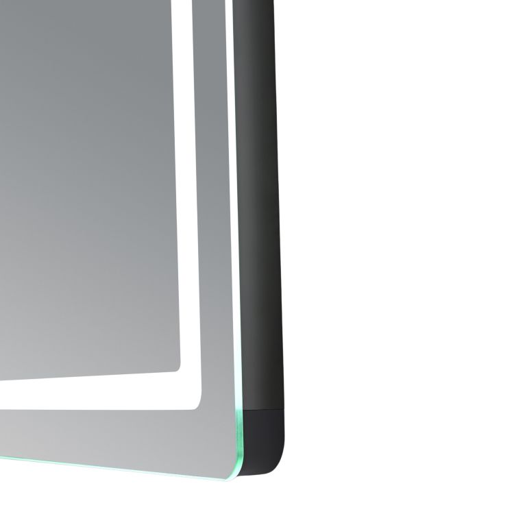 Дзеркало Qtap Mideya (MI2) 1000х800 з годинником, з LED-підсвічуванням Touch, з антизапотіванням, димером, рег. яскравості QTMID100080049266 - 5