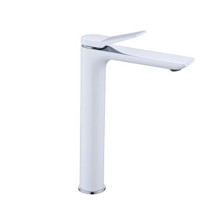 Смеситель для раковины Presto высокий QTPRE269CRW45577 Chrome/White Qtap - 1