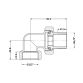 Американка 1/2 кутова Sandi SD191W15 - 2