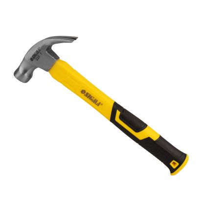 Молоток-обценьки 225г фиберглассовая ручка (магніт) Sigma (4315021) - 1