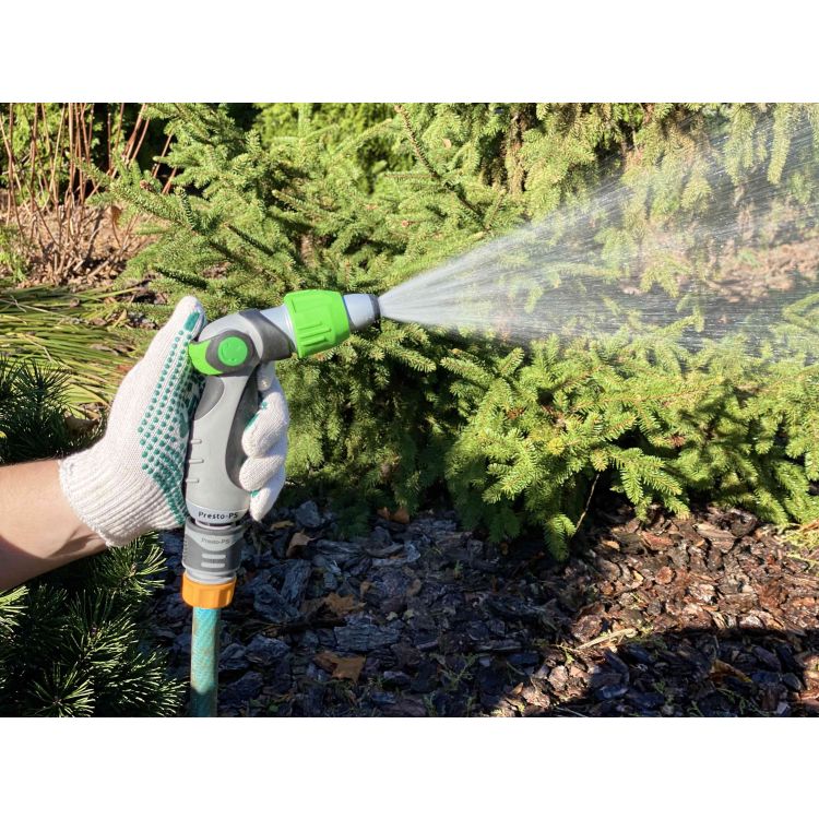 Пістолет для поливу металевий Presto-PS насадка на шланг (7774B) - 5