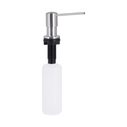 Дозатор для миючого засобу Lidz LK118 круглий Brushed Steel (LDLK118BRU46400) - 1