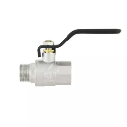 Кран шаровый 1/2&amp;quot; черная ручка вода RAFTEC DRH11 - 2