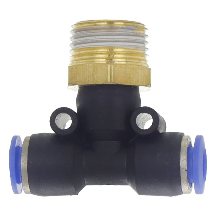 Штуцер цанговый (Т-образный) Ø6*6*6мм МТ 3/8&amp;quot; Sigma (7027341) - 5