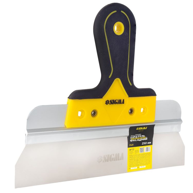 Шпатель нержавеющий фасадный Profi 250мм Sigma (8322321) - 5