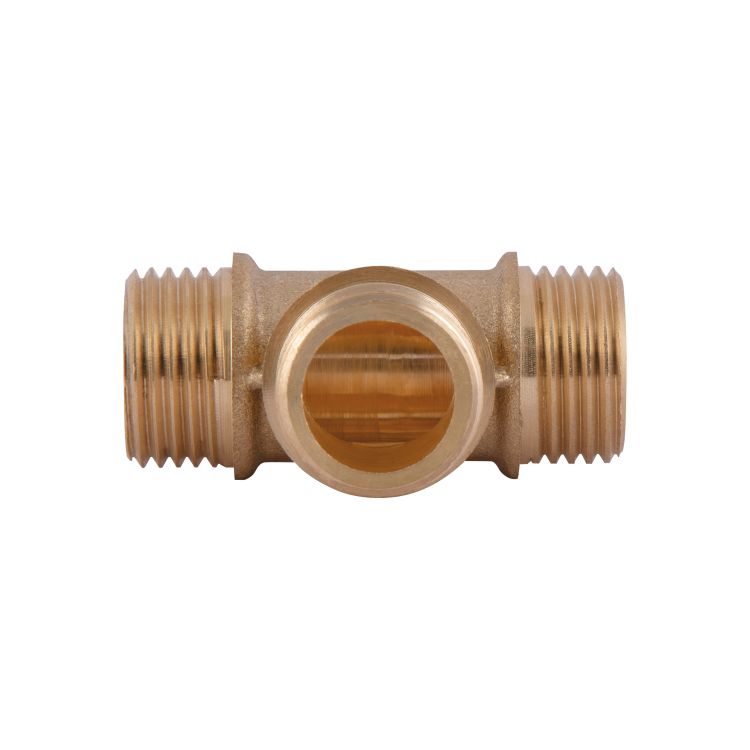 SD Тройник 1/2&amp;quot;Н х 1/2&amp;quot;Н х 1/2&amp;quot;Н (желт.) SD41215 - 5