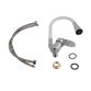 Смеситель для кухни Tani 008F3 с гибким изливом (k40) LDTAN008F3WCR37037 White / Chrome Lidz - 5