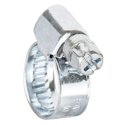 Хомут черв'ячний оцинкований 9мм D10-16мм 25шт Sigma (2511011) - 4