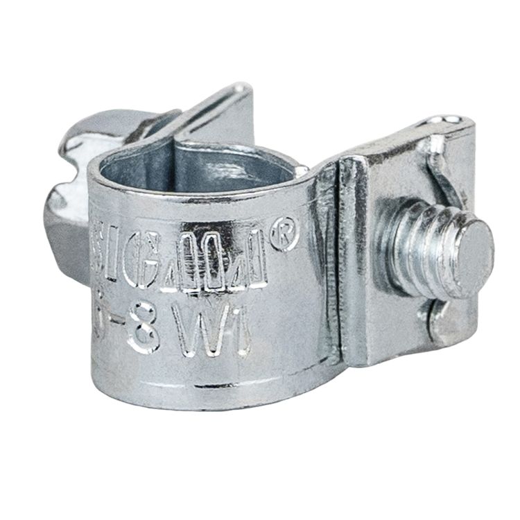 Хомут силовой оцинкованный Mini 9мм Ø6-8мм 50шт SIGMA (2507521) - 2