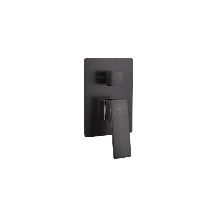 Душевая система скрытого монтажа Gemini на 3 потреб.Gunmetal Black PVD Q-tap - 4