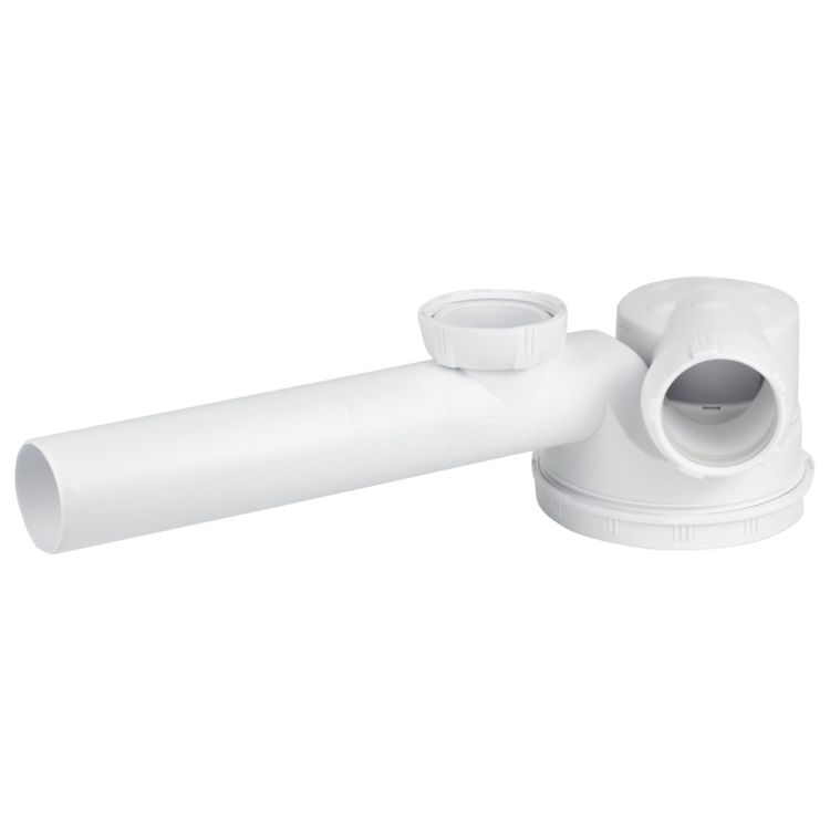 Сифон для подвійної кухонної мийки Espace 1½ &amp;quot; ×Ø40мм WIRQUIN (9542402) - 3