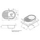 Кухонна мийка Lidz 7750 Decor 0,6 мм (LIDZ775006DEC160) - 2