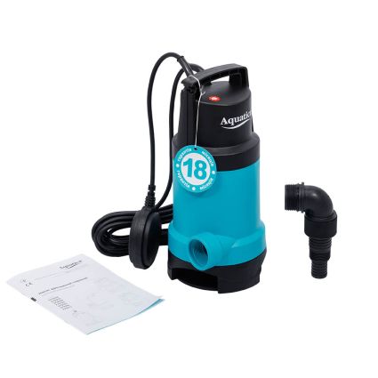 Насос дренажний садовий 0.55кВт Hmax 8м Qmax 180л/хв (част. до 30мм) AQUATICA (773174) - 1