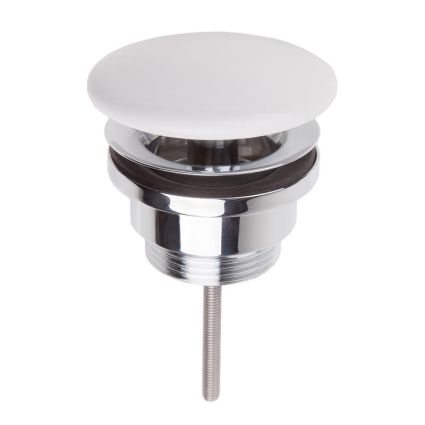 Villeroy &amp;amp; Boch Донный клапан для умывальника керамический, белый - 1