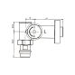 Комплект кранов SD Forte 1/2&amp;quot; НР для полотенцесушителя угловой SF395W15HE - 2
