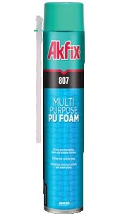 Многоцелевая зимняя полиуретановая монтажная пена Akfix 850 гр -12°С 812 - 1