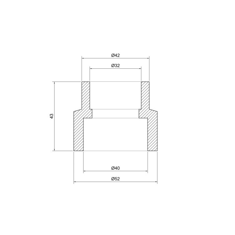 Муфта PPR Thermo Alliance 40х32 - 2