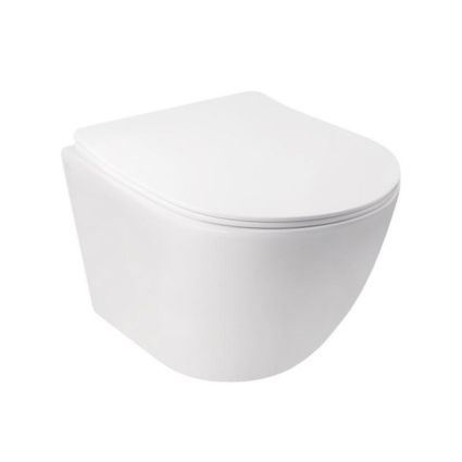 Набір Qtap інсталяція 3 в 1 Nest QT0133M425 з панеллю змиву лінійної QT0111M08V1091MB + унітаз з сидінням Jay QT07335176W - 3