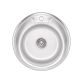 Кухонна мийка Brinex 490-A 0,6 мм Satin (BRIN490SAT06) - 1