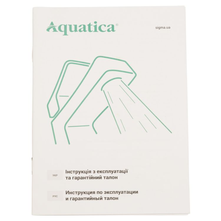 Змішувач s55 Ø40 для раковини литої на шпильці AQUATICA (9755000) - 8