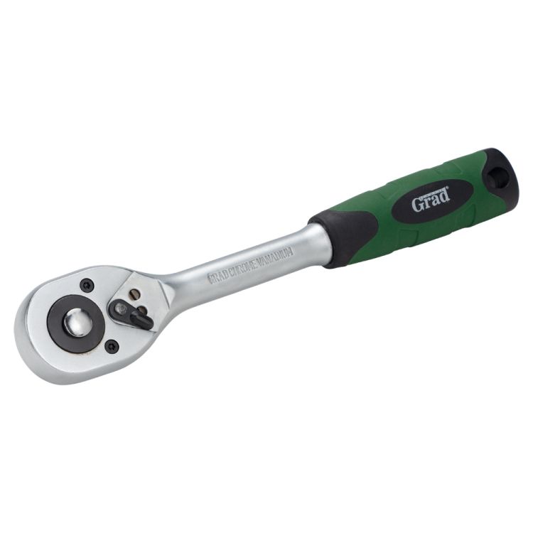 Ключ-трещотка 3/8'' 200мм 45T Grad (6050355) - 3