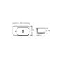 Раковина Qtap Tern 450х250х158 White QT1711H02LW - 2