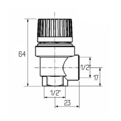 241 3атм Клапан предохранительный 1/2 ICMA - 2