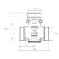 Антиконденсационный клапан Icma 1&amp;quot; 1/2 НР №131 - 2