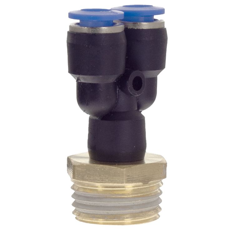 Штуцер цанговий (Y-подібний) Ø6*6*6мм МТ 1/2&amp;quot; Sigma (7027791) - 3