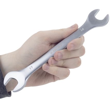 Ключ ріжковий 16*17мм CrV satine Sigma (6025751) - 5