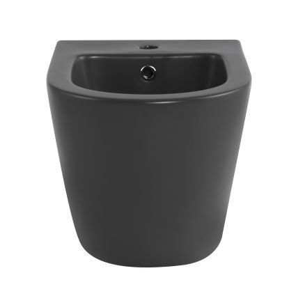 Біде підвісне Qtap Robin 515x370x350 мм, Anthracite QT13551381GAN - 3