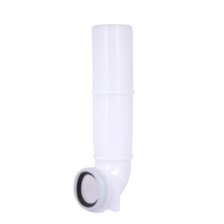 Кутова трубка змиву Qtap 82х74х262 мм White для інсталяції Standard QTSTD167W49807 - 1