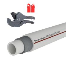 Акційний набір Thermo Alliance: Труба PPR Basalt SDR 6, 32х5, 4 мм, PN 25 40м + Ножиці для пластикових труб d20-40, лезо з тефл.покриттям в подарунок