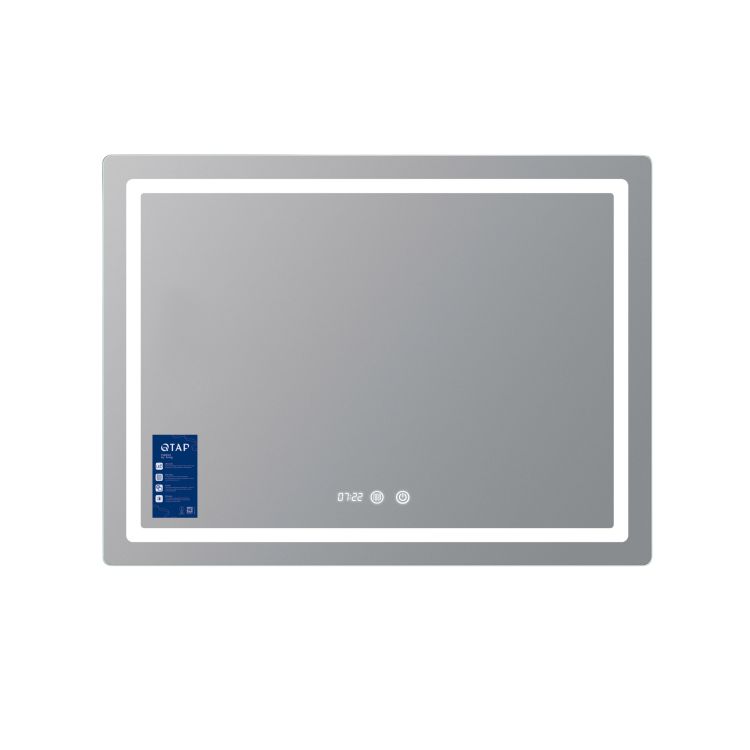 Дзеркало Qtap Mideya (MI2) 1000х800 з годинником, з LED-підсвічуванням Touch, з антизапотіванням, димером, рег. яскравості QTMID100080049266 - 3