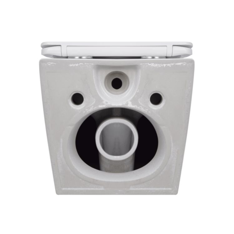 Унітаз підвісний Qtap Jay безобідковий з сідінням Soft-close QT07335175W - 7