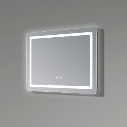Дзеркало Qtap Mideya (DC-F614) 700х500 з LED-підсвічуванням Touch, з антизапотіванням, димером, рег. яскравості QT2078NCF07050W - 5